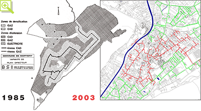 Plan dir. énergétique 1985, et état de la densification actuelle